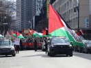 تظاهرات همبستگی با غزه در مونترال کانادا 3