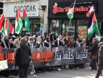 تظاهرات همبستگی با غزه در مونترال کانادا 2