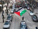 تظاهرات همبستگی با غزه در مونترال کانادا 5
