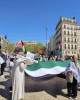تظاهرات گسترده در شهر مارسی فرانسه در حمایت از غزه 6