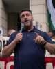 تحصن آمریکایی ها در مقابل اداره مهاجرت این کشور در اعتراض به بازداشت دانشجویانی که به دلیل اعتراض به نسل کشی صهیونیست ها بازداشت شدند. 9