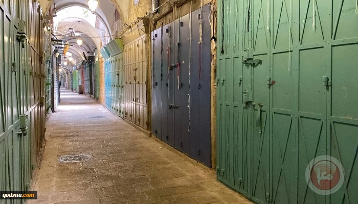 إضراب لوقف الحرب ورفع الحصار؛ مدينة القدس تستجيب لنداء القوى الوطنية والإسلامية 4