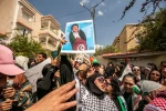 جوان تونسی با پرچم فلسطین تشییع شد 2