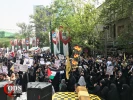 تجمع مردم تهران در میدان فلسطین در اعتراض به جنایات رژیم صهیونیستی (بخش دوم) 2