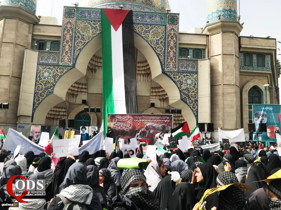 People of Tehran hold rally to condemn Israeli crimes 9