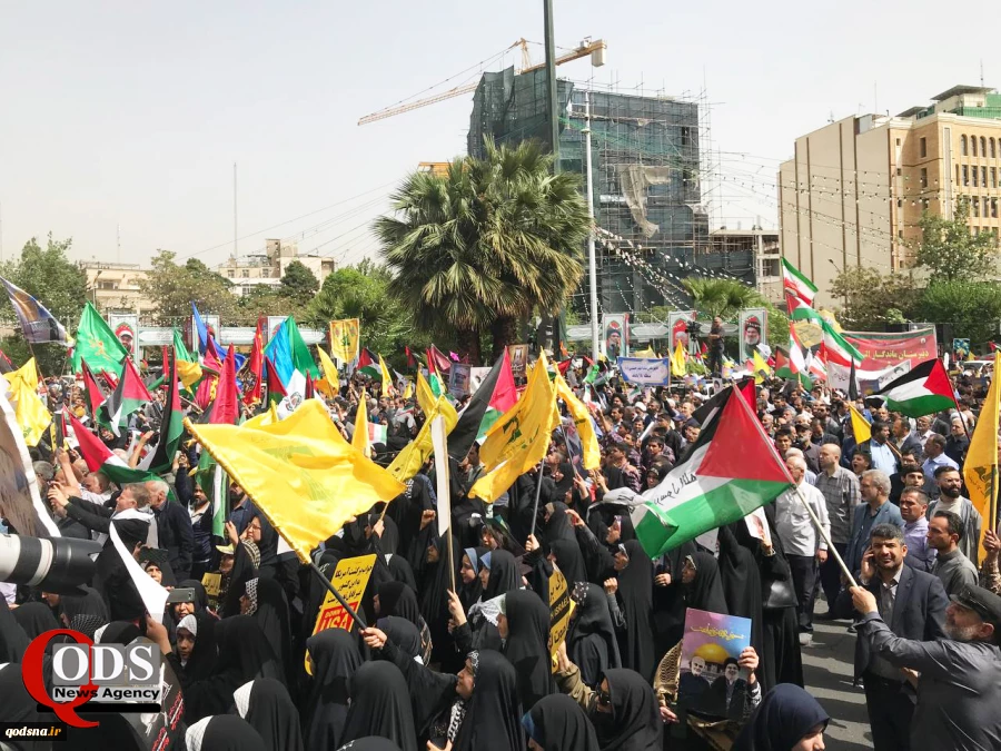 People of Tehran hold rally to condemn Israeli crimes 14