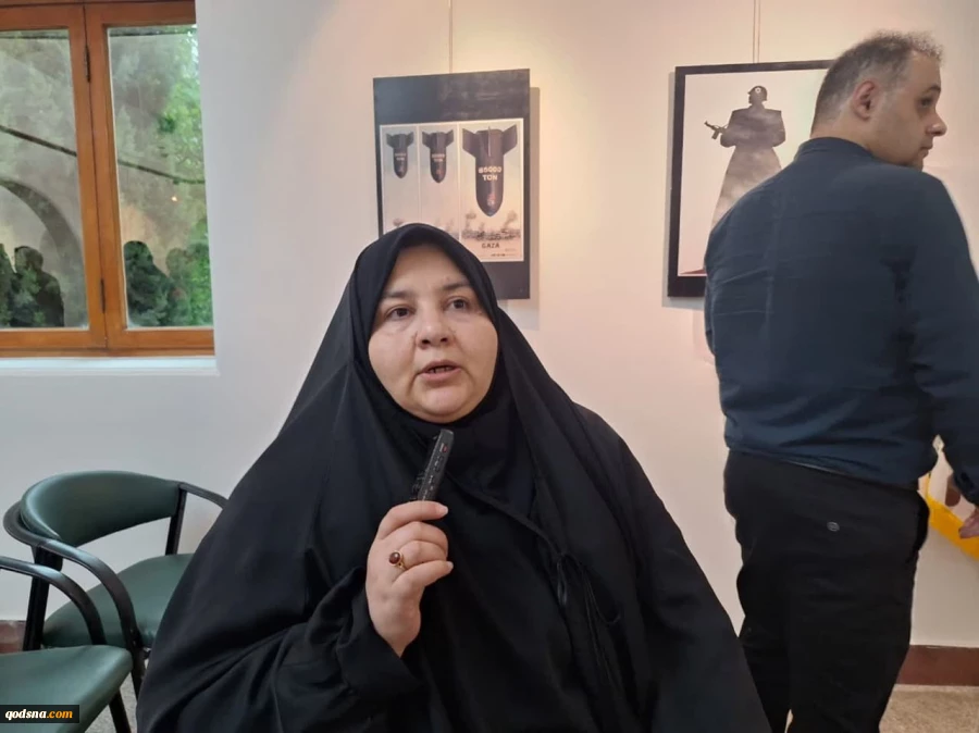 نمایشگاه کاریکاتور سال صفر با موضوع جنایات صهیونیست‌ها در موزه فلسطین تهران افتتاح شد 2