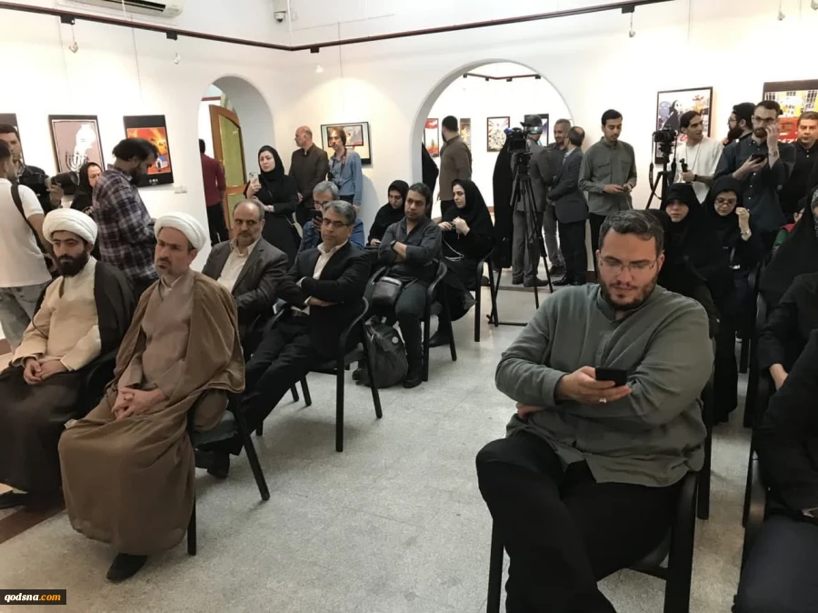 نمایشگاه کاریکاتور سال صفر با موضوع جنایات صهیونیست‌ها در موزه فلسطین تهران افتتاح شد+ تصاویر 2
