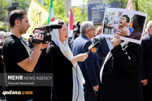 طلاب جامعة طهران يتظاهرون دعماً لشعب غزة المظلوم 4