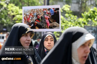 طلاب جامعة طهران يتظاهرون دعماً لشعب غزة المظلوم 5