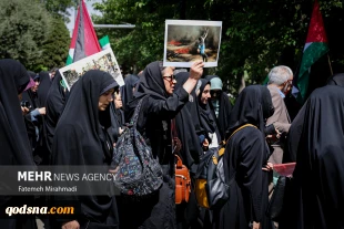 طلاب جامعة طهران يتظاهرون دعماً لشعب غزة المظلوم 6