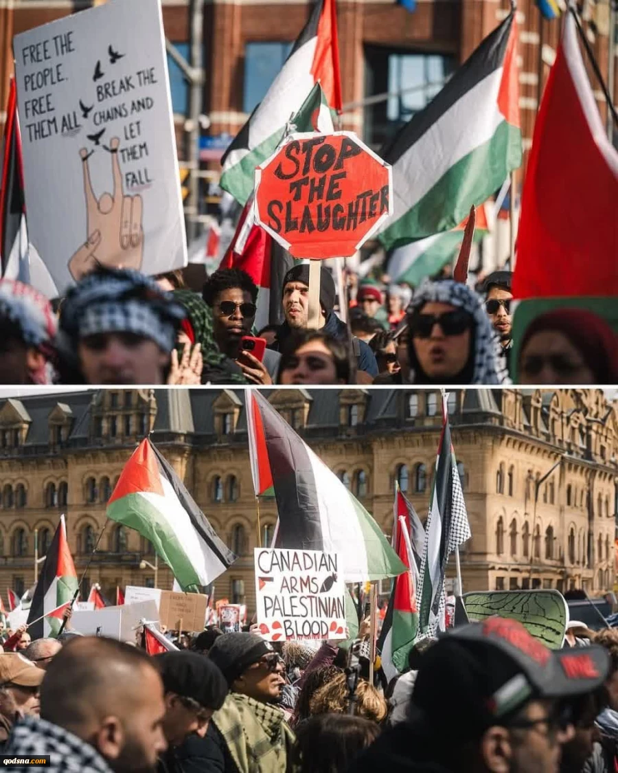 تظاهرات حمایت از فلسطین در کانادا 8