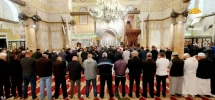 تصاویر نمازگزاران فلسطینی در نماز صبح امروز یکشنبه مسجد مبارک الاقصی 2