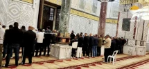 تصاویر نمازگزاران فلسطینی در نماز صبح امروز یکشنبه مسجد مبارک الاقصی 8