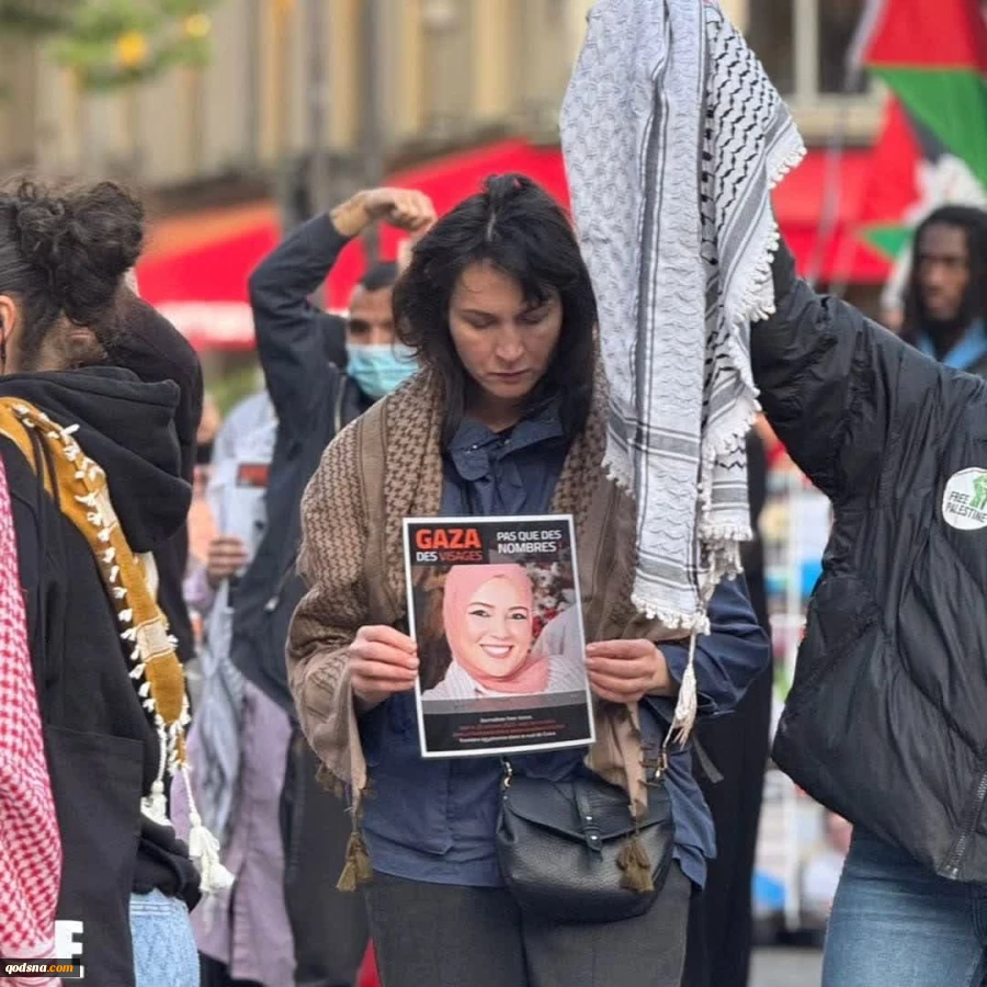 جمعی از فعالان حامی فلسطین در پاریس با برگزاری تجمعی اعتراضی، همبستگی خود را با مردم مظلوم غزه ابراز کردند. 2