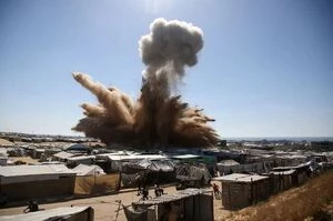شهادت ۴۰ فلسطینی در غزه