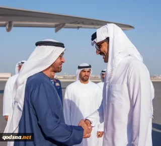 سفر رئیس دولت امارات به دوحه