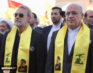 تاکید لاریجانی بر حمایت ایران از مقاومت لبنان در دیدار با دبیرکل حزب الله