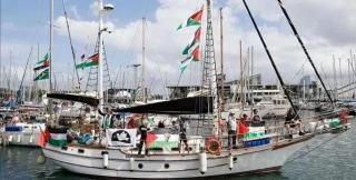 ناوگان «الصمود» درخواست حمایت کرد