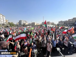 با عنوان "بشارت نصر"

برگزاری راهپیمایی سراسری حمایت از غزه و مقاومت/ شعارهای مرگ بر آمریکا و مرگ بر اسرائیل در تهران و شهرهای دیگر طنین انداز شد/ قطعنامه راهپیمایی بشارت نصر : پاسداشت طوفان‌الاقصی فصل نو در پیروزی مقاومت فلسطین است