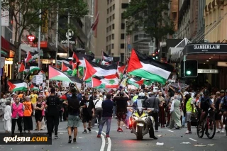 راهپیمایی حامیان فلسطین در استرالیا