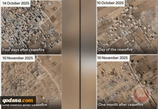 افشاگری تصاویر ماهواره‌ از تخریب گسترده در غزه