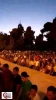 نماز جماعت مغرب در صحن مسجدالاقصی