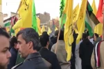 تجمع جوانان انقلابی تهران در اعتراض به، برسمیت شناختن بیت المقدس به عنوان پایتخت اسرائیل از سوی آمریکا