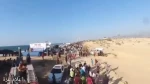 Protes di Utara Perbatasan Gaza