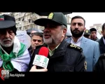 سردار اشتری در گفتگو با قدسنا در حاشیه راهپیمایی یوم الله 22 بهمن ماه