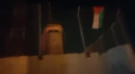 فرار نظامیان صهیونیست از برجک های پادگانب در الخلیل اهتزاز برچم فلسطین بر سیم خاردارهای این پایگاه