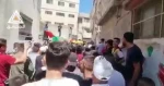 مراسم تشییع پیکر جوان فلسطینی که توسط نظامیان اسرائیلی به شهادت رسید