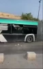 حمله جوانان فلسطینی به اتوبوس حامل شهرک نشینان