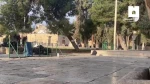 درگیرهای سنگین جوانان فلسطینی با نظامیان اشغالگر صهیونیستی در مسجد الاقصی