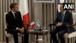 ماکرون در دیدار با اسحاق هرزوگ رئیس‌ رژیم صهیونیستی: مطمئن باشید که در جنگ با تروریسم تنها نیستید!