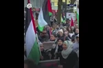 همبستگی جهانی با فلسطین | آلمانی ها در شهر برلین در حمایت از غزه تظاهرات کردند.