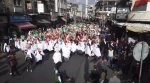همبستگی جهانی با فلسطین/ راهپیمایی زنان کفن پوش در اردن در حمایت از غزه