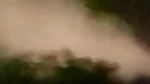 تصویر انهدام پهپاد هرمس 900 ارتش رژیم صهیونیستی با موشک زمین به هوای گردان های مجاهدین در غزه