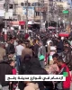 شلوغی خیابان های رفح با وجود تهدید های رژیم صهیونیستی