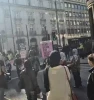 تظاهرات در حمایت از زنان فلسطینی در شهر لیدز انگلیس