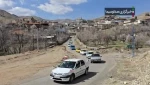 راهپیمایی خودرویی در روستای نویس استان قم در روز جهانی قدس
