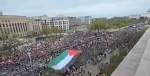 آمریکا صحنه اعتراضات مردمی به سیاست های مختلف دولت ترامپ؛
تظاهرات در واشنگتن برای پایان حمایت از نسل کشی در غزه و مخالفت با سرکوب آزادی بیان + فیلم 2