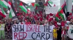 تظاهرات در منچستر برای اخراج رژیم صهیونیستی  از فیفا