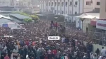 استقبال هزاران نفر از اسرای آزادشده از زندان‌های رژیم صهیونیستی در خانیونس واقع در جنوب نوار غزه